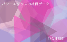 パワーエックスの社員データ,平均年収1,185万