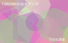 FUNDINNOの役員データ,平均役員報酬1,130万