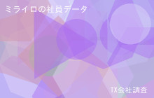 ミライロの社員データ,平均年収495万