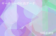 ギークリーの社員データ,平均年収555万