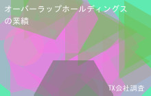 オーバーラップホールディングスの業績・財務, 売上85億35百万