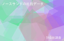 ノースサンドの社員データ,平均年収689万